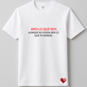 AMO LO QUE SOY, AUNQUE NO PUEDA SER LO QUE TÚ DESEAS