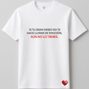 SI TU GRAN DESEO NO TE HACE LLORAR DE EMOCIÓN, AÚN NO LO TIENES.
