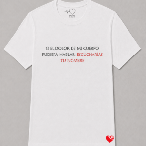 SI EL DOLOR DE MI CUERPO PUDIERA HABLAR, ESCUCHARÍAS TU NOMBRE
