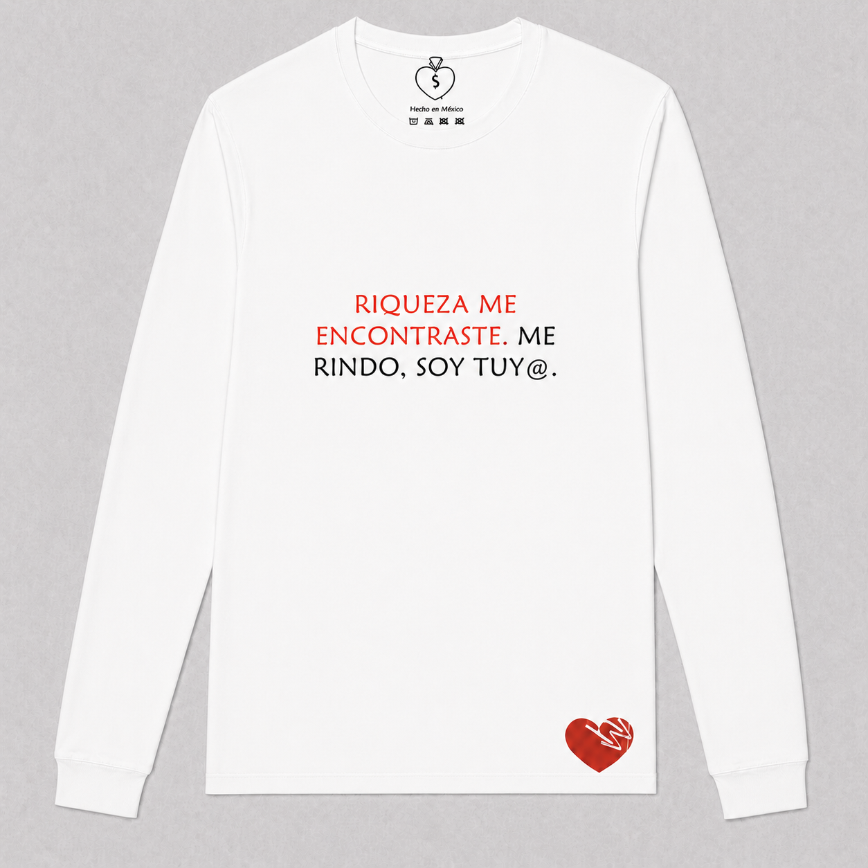 RIQUEZA ME ENCONTRASTE. ME RINDO, SOY TUY@