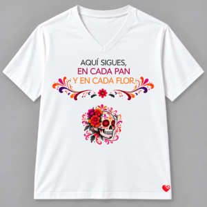 Aquí sigues, en cada pan y en cada flor