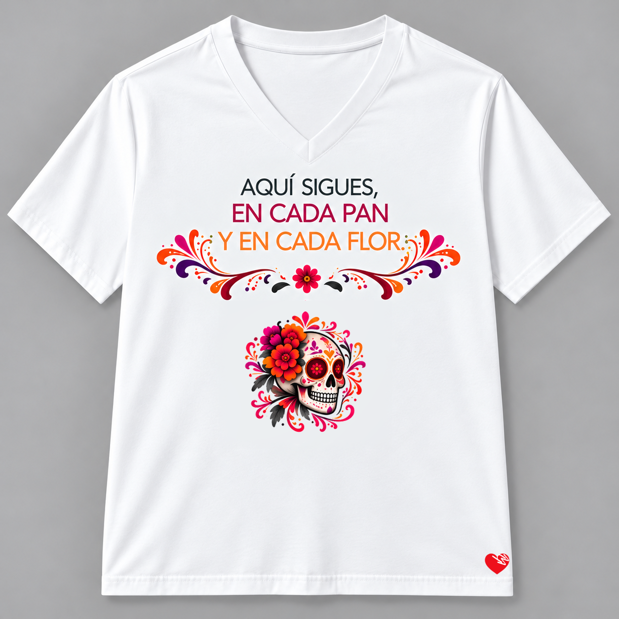 Aquí sigues, en cada pan y en cada flor